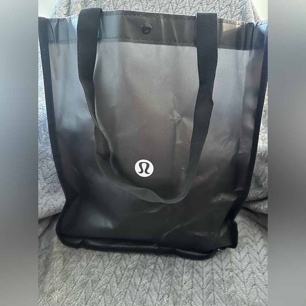 lululemon athletica Black and white Tote Bag
